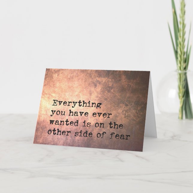 TAKE THE LEAP Greeting Card (Front)