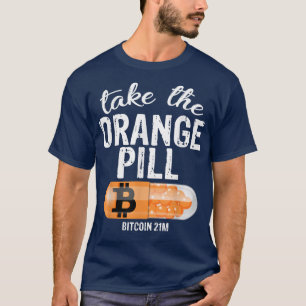 Take The Orange Pill Bitcoin Crypto T-Shirt
