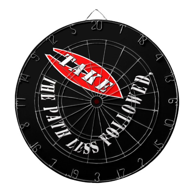 Take the path less followed   dartboard (Front)