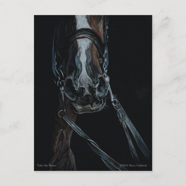 Take the Reins by Mary Gubisch Postcard (Front)