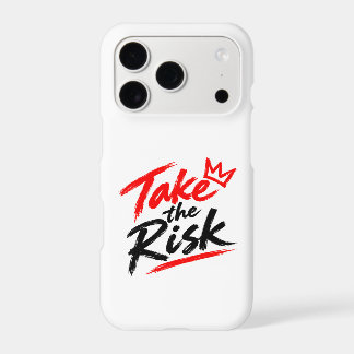Take the Risk – Red and Black Motivational Typogra