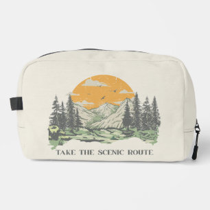 Take The Scenic Route Hikers Campers Travelers Dopp Kit