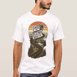 Take the Scenic Route Vintage Adventure T-Shirt