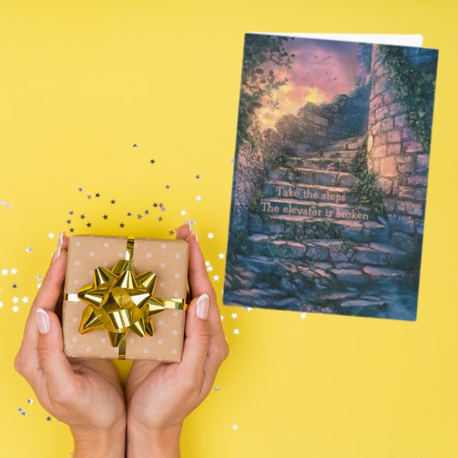 Take the Steps - 12 step recovery  Card (Creator Uploaded)