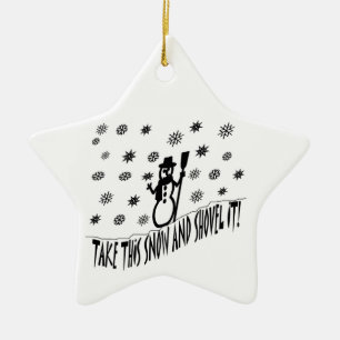 Take This Snow Ornament
