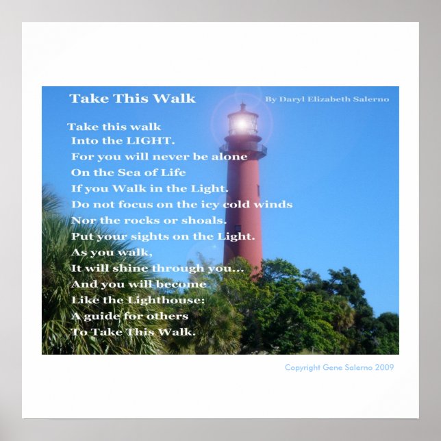 Take this Walk Poster (Front)