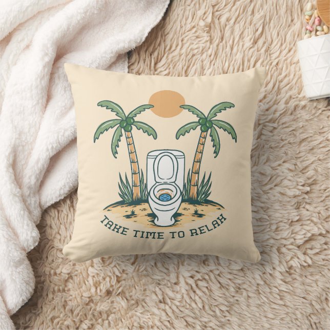 Take Time to Relax Cushion (Blanket)