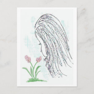 Take Time To Smell The Flowers Postcard