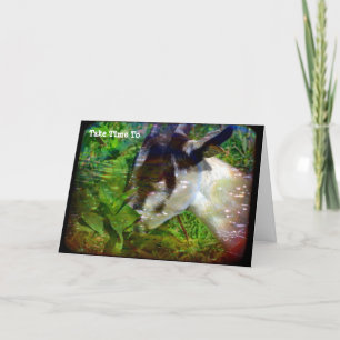 Take Time To Stop and Smell The Flowers Card