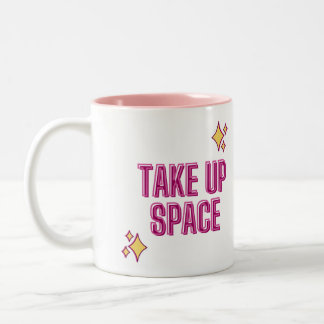 TAKE UP SPACE ✨ Two-Tone COFFEE MUG