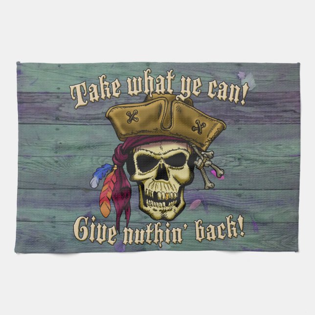 Take What Ye Can... Tea Towel (Horizontal)