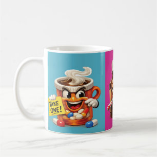 Take Your Pill Reminder Colour Coffee Mug