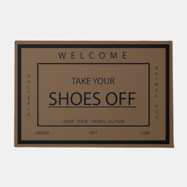 Take your shoes off doormat (Front)