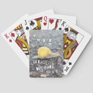 "Take your time..." Playing Cards