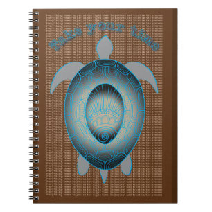 Take your time turtle motivational quote notebook