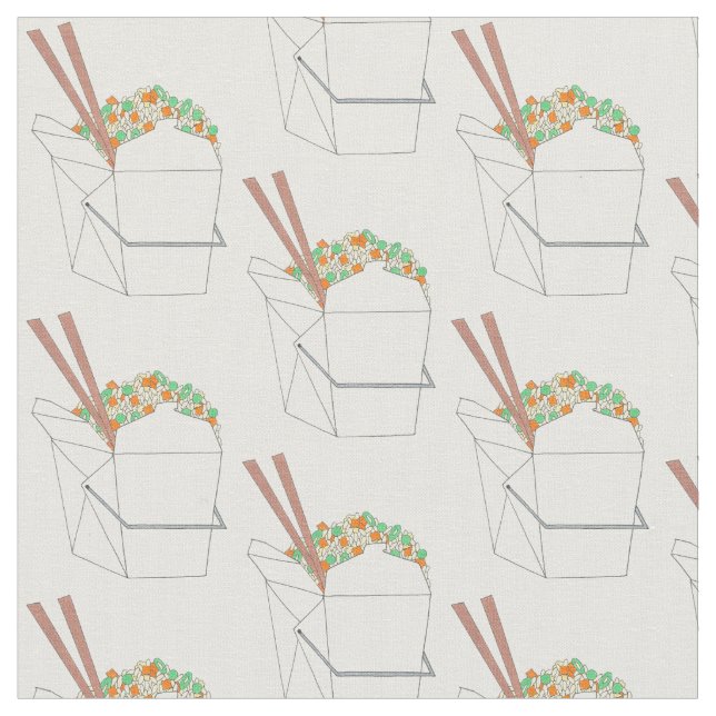 Takeaway Chinese Restaurant Takeout Food Cuisine Fabric (Close Up)