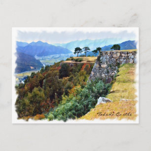 Takeda Castle Postcard