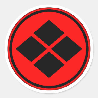 Takeda Clan Kamon Classic Round Sticker