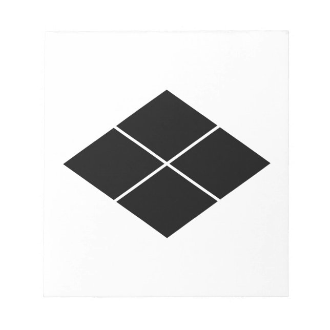 Takeda rhombus notepad (Front)
