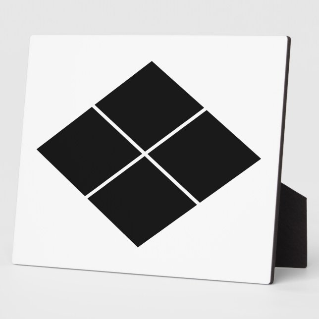Takeda rhombus plaque (Side)