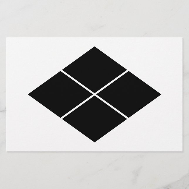 Takeda rhombus stationery (Front)
