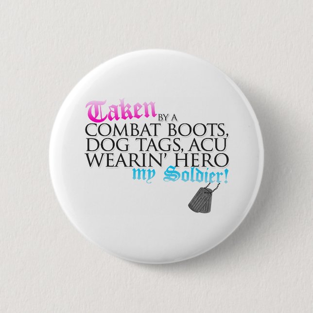 Taken 6 Cm Round Badge (Front)