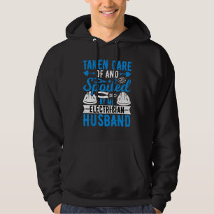 Taken Care of by Me Electrician   Electrician Husb Hoodie