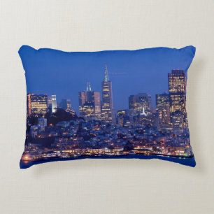 Taken from the roof of the prison on Alcatraz Decorative Cushion