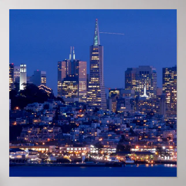 Taken from the roof of the prison on Alcatraz Poster | Zazzle
