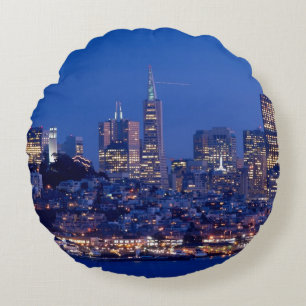 Taken from the roof of the prison on Alcatraz Round Cushion