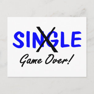 Taken (Game Over Blue) Postcard