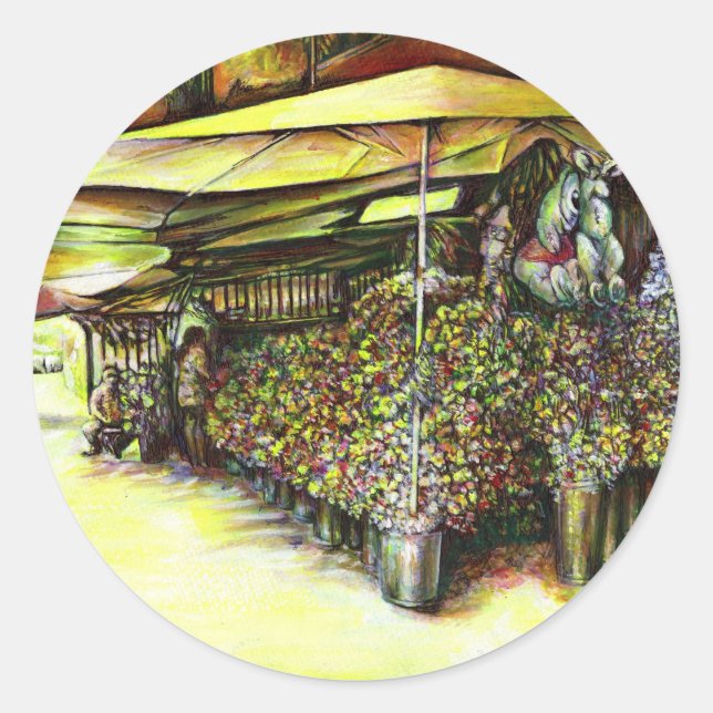 Taken the Possession of Optices Classic Round Sticker (Front)