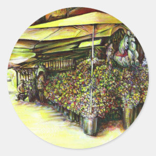 Taken the Possession of Optices Classic Round Sticker