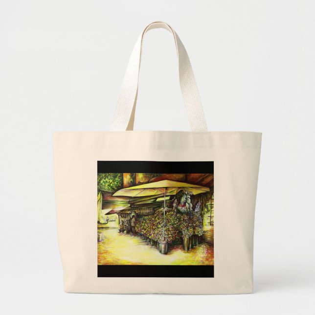 Taken the Possession of Optices Large Tote Bag (Front)