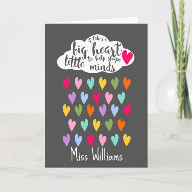 takes a big heart ever card (Front)