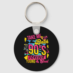 Takes Back to the 90s Retro Vintage Halloween Key Ring