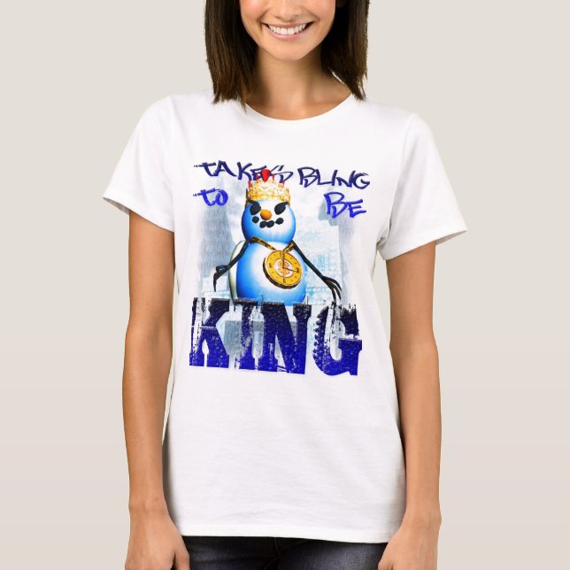 Takes Bling To Be King Spagetti-Strap Top (Front)