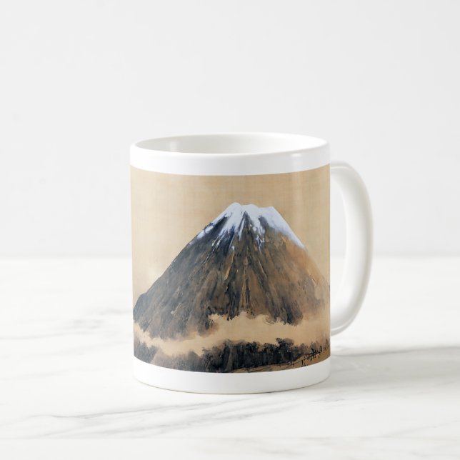 Takeuchi Seiho , "Fuji" Coffee Mug (Front Right)