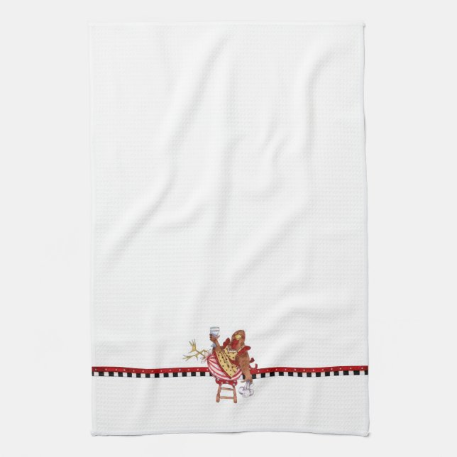 Takin' a Break Tea Towel (Vertical)