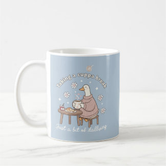 Taking a Cuppa Break Cute Goose Tea Mug