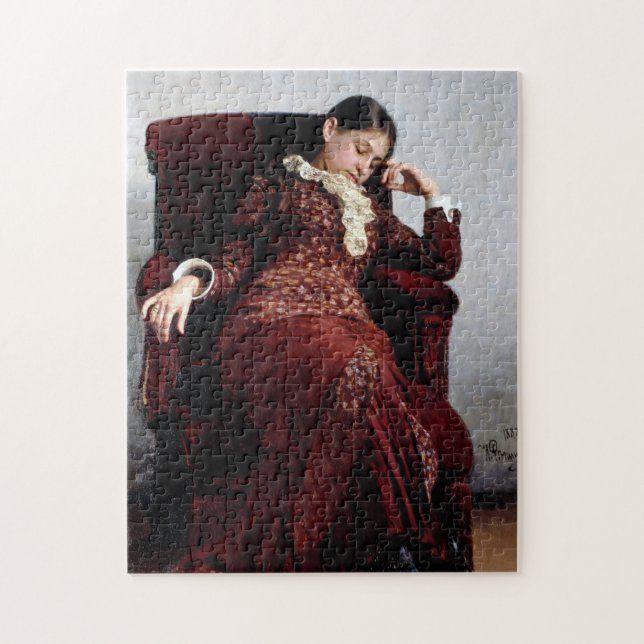 Taking a rest, Ilya Repin Jigsaw Puzzle (Vertical)