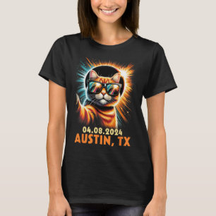 Taking A Selfie Total Solar Eclipse 2024 Austin Te T-Shirt