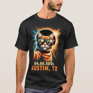 Taking A Selfie Total Solar Eclipse 2024 Austin Te T-Shirt