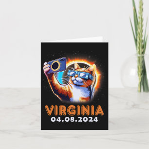 Taking A Selfie With Total Solar Eclipse 2024 Virg Card