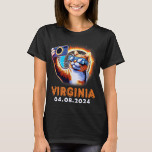 Taking A Selfie With Total Solar Eclipse 2024 Virg T-Shirt