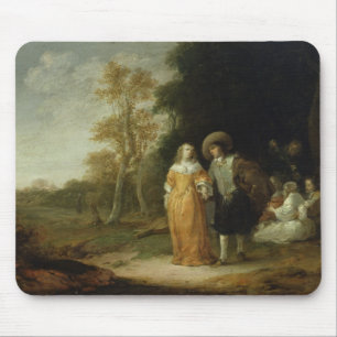 Taking a stroll mouse pad