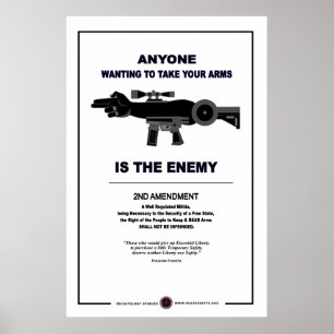 Taking Arms - 2nd Amendment Poster