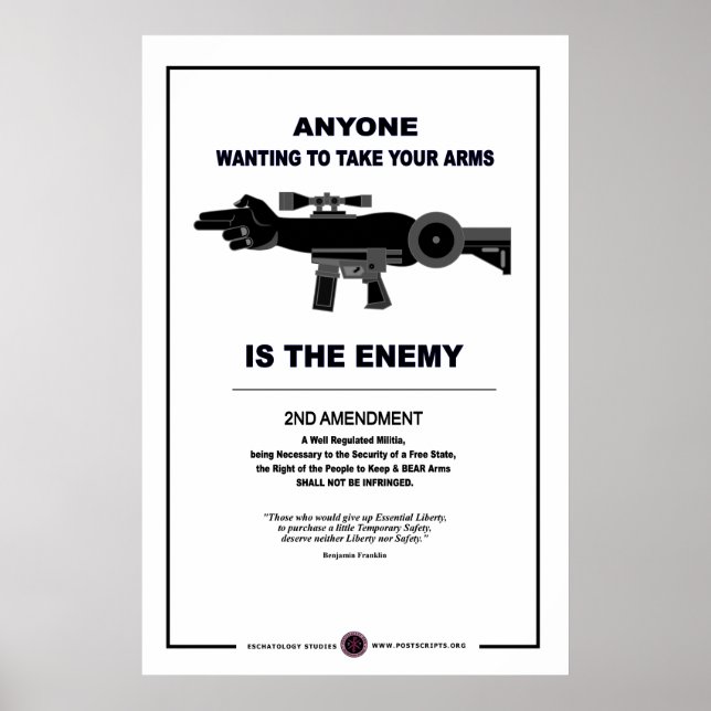 Taking Arms - 2nd Amendment Poster (Front)