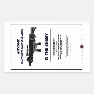 Taking Arms - 2nd Amendment Rectangular Sticker