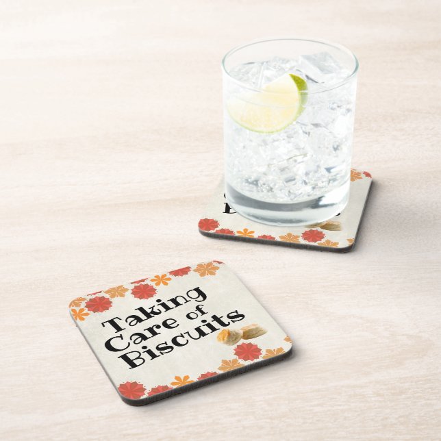 Taking Care of Biscuits Coaster (Right Side)